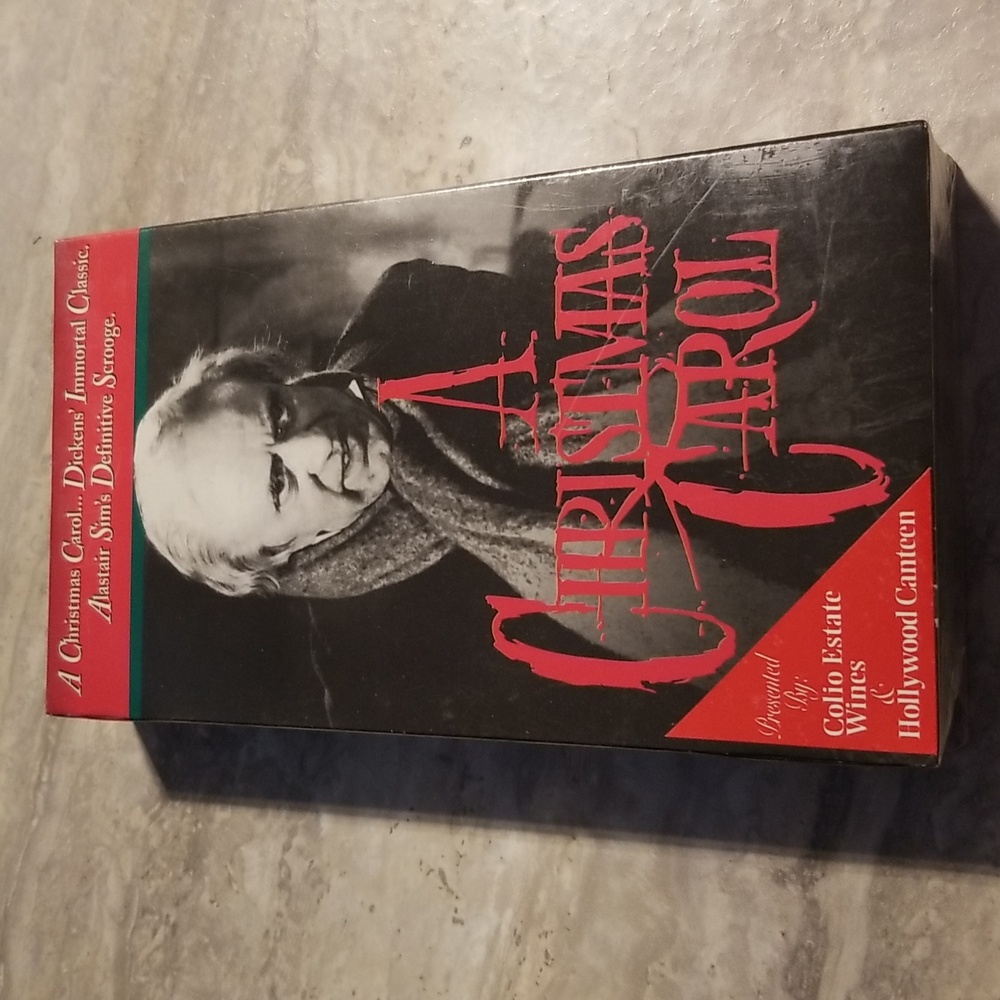 A Christmas Carol VHS sealed